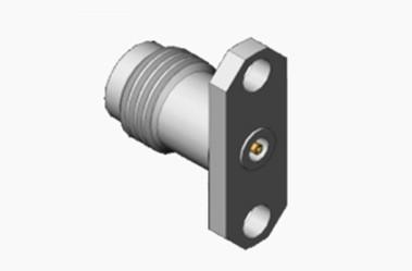 China MMW  Series 1.85mm Female RF Connector with Microstrip Hole Depth 2mm for sale