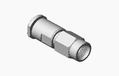 China Conector coaxial RF de acero inoxidable femenino de polaridad inversa MSSM en venta