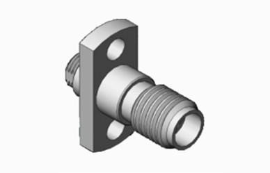 China MSSM Female RF Coaxial Connector For 1#Semi-rigid / Flexible Milimetere Wave for sale