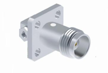 China Brass TNC Right Angle 4-hole Flange Female RF Coaxial Connector For CXN3506/MF108A for sale