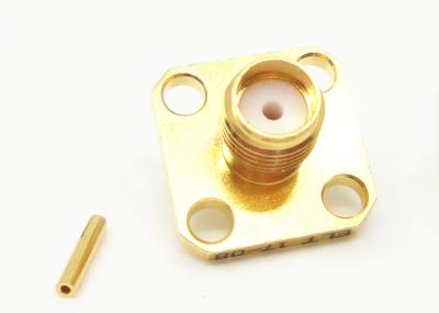 China RF-coaxiale kabelconnectoren Solder Attachment 50Ohm Female SMA Jack Connector Te koop