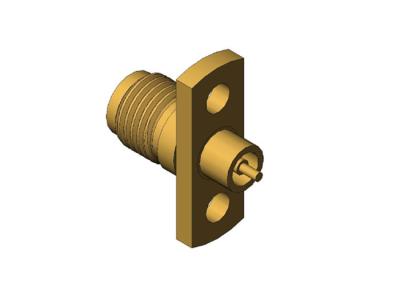 China conector de tabique hermético femenino de 2.92m m Jack Millimeter Wave RF en venta