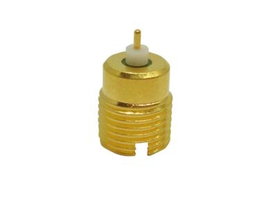 China Kovar Male Bulkhead Smooth Bore Connector SMP Plug for sale