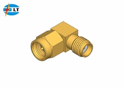 China 50 Ohm rechtwinkliger Messingmann Rfs SMA zu weiblichem Adapter SMA zu verkaufen