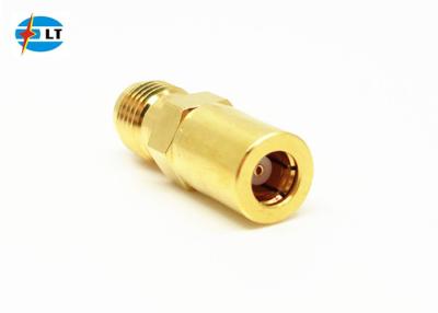 China Adaptador RF banhado a ouro de precisão SMA Fêmea para SMB Fêmea Coaxial à venda