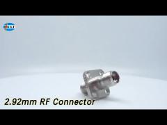 Stainless Steel 2.92mm RF Connector 40GHz K Type SMK Four Hole