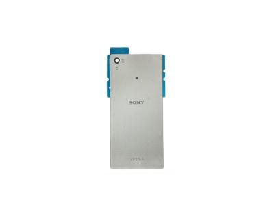 China Sony Z5 Glass Cell Phone Repair Parts , Silver Grey Back Battery Cover for sale