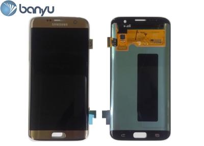 China Gold Multi Touch Samsung LCD Screen Replacement For Samsung S7 Edge AAA Grade for sale