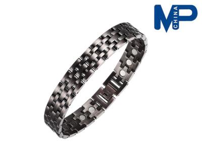 China High quality copper ox titanium metal bracelet silver and gold for sale