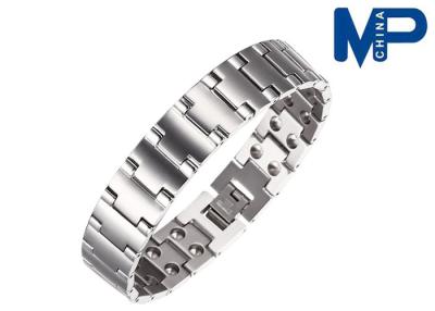 China Women and men promotional metal bracelet nickel brushed finish for sale