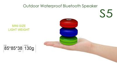 China S5 Portable Bluetooth Speaker Wireless , 3.0  /  3w Waterproof Wireless Speaker Ball for sale