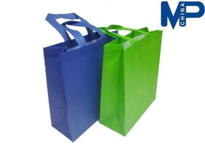 China Recyclable biodegradable green / blue Non-woven Shopping Bag for supermarket for sale