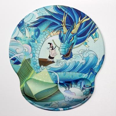 China With Custom Wrist Rest Factory Non-slip Comfortable Dragon Mouse Pad With Wrist Eco-friendly Rest for sale