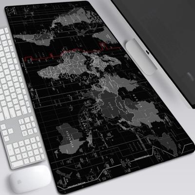 China Game Factory Promotion OEM Custom Design Rubber World Map Game Mouse Pad for sale