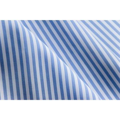 China SOFT FINISHED Soft Skin Price Per Meter Fabrics And Textiles Printed Poplin Stripe Stock Fabric for sale