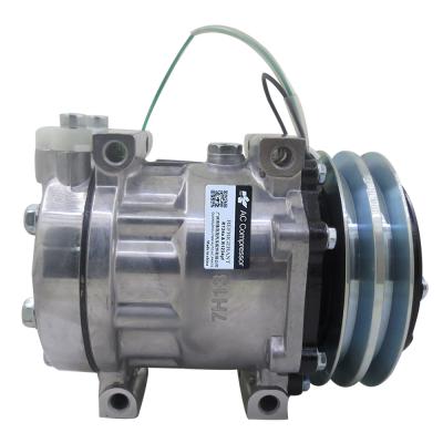 China OEM LC91V00002F2 24v Car AC Compressor Air Compressor Pump For KoBelco 70 Excavator SK350-8 1B 7H13 26*28*21 for sale