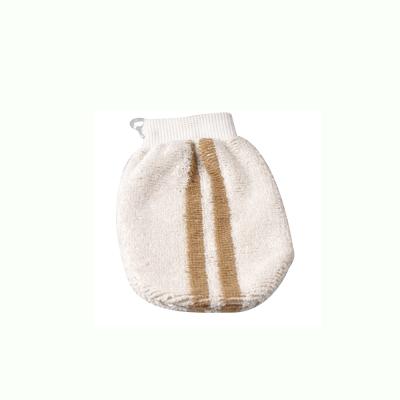 China Natural Exfoliating Sponges Bamboo Fiber Bath Mitt With Mesh Sponge Baby Bath Mitt for sale