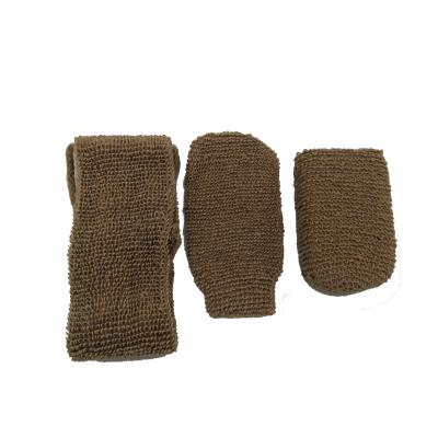 China Bath / Hotel / Promotional Gift Hemp Sets Mitt Other , Hemp 22.5*12cm Poly Bag 170g KM-B010GS for sale