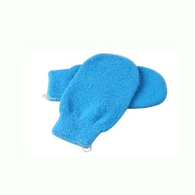 China EXFOLIATE Professional Baby Bath Glove Baby Bath Gloves Children's Baby Bath Cleaning Gloves for sale