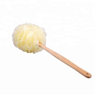 China Wooden Body Quality Assurance Long Handle Bath Brush For Cleaning Body for sale