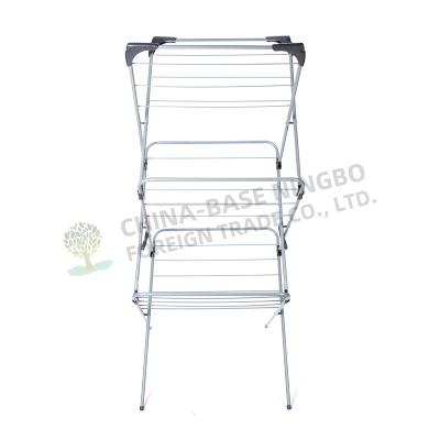 China Modern Metal Expandable Fabric Drying Racks Steel Clothes Dryers Stand Drying Racks for sale