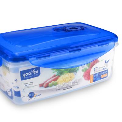 China Food Grade Microwavable Easy Open Plastic Food Container With Lock for sale