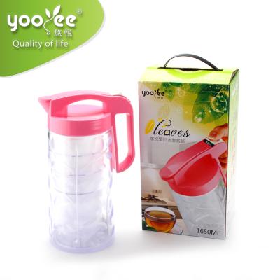 China Sustainable Kitchenware Perfect Gift For Dinner Drink Set With Pitche Food Grade Plastic Jugs for sale