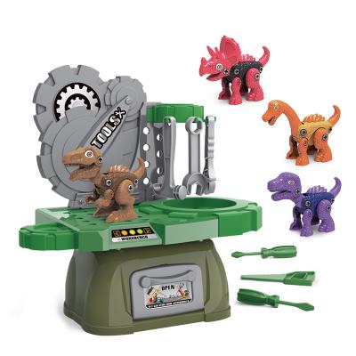 China Kids DIY Self Take Apart Screw Set Dinosaur Toys With Table Toll Set Brains Toys For Age 5 6 7 8 9 Kids 40*14.8*29CM for sale