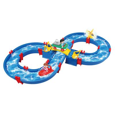 China 50PCS Water Play Set Water Way Park Games Interesting Toys For Children 42.5*27.5*15.5cm for sale