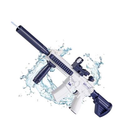 China Summer Games Disassembly DIY Outdoor Shooting Free Combination Kids New Electric Toy Rifle M416 High Speed ​​Water Gun 36*6*20cm for sale