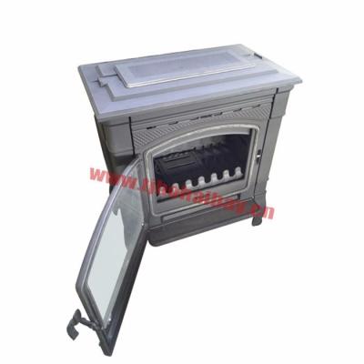 China 150mm Diameter Modern Cast Iron Fireplace Wood Burning Stove for sale