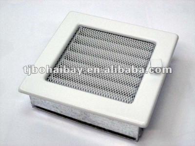 China Of metal plate + better painted ventilation of fireplace grills for sale