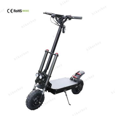 China Dual 11 Inch Large Wheels Unisex Electric Scooter Motor CNC Hydraulic Oil Brake Foldable Adult Scooter for sale