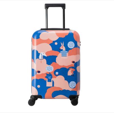 China high quality fashionable psychedelic bromens ONEBOX PC luggage trolley case ONEBOX PC679 for sale