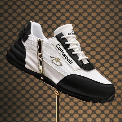 China 2023 Korean version of the thick single men's sports fashion trend leisure spring new increase shoes dad shoes of the trend soft single net running sho for sale