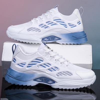 China Fashion trend Korean version of 2023 springs unique sports shoes thick breathable upper men's youth fashion mesh sports shoes for sale