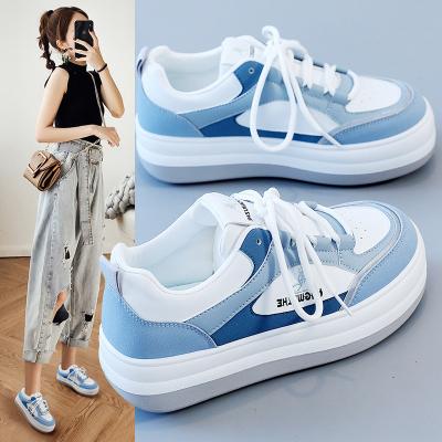 China Spring 2022 new women's shoes fashion trend white women's tide small flat sneakers all match students leisure board shoes for sale