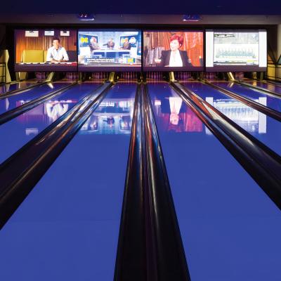 China Bowling Alley Brunswick Gsx Ar Interactieve projectiebanen voor indoor sportapparatuur Te koop