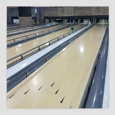 China Grey Synthetic Bowling Lanes Standard String Bowling Pinsetter With Bowling Bumper for sale