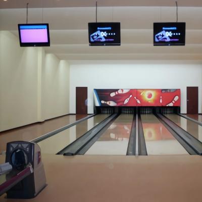 China Lanes Glow Effect Brunswick Bowling Alley Equipment For Grey Fitness Center At Direct for sale