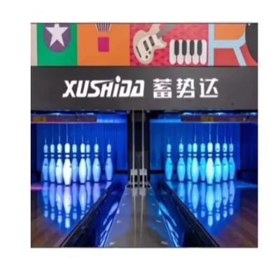 China 60-64kg 13 lbs Peso aplicável Indoor Interactive Bowling Alley com fácil operação à venda