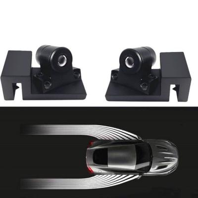 China 2018 Newest Car Side Door Wing Lights Angle Cool Color Shade Light Cool Projector Light for sale