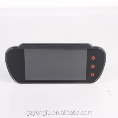 China Chinese supplier 7 inch car TV tft lcd car sun visor monitor with USB IR FM 7