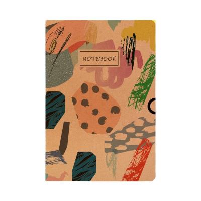 China Wholesale Cheap Bulk Paper Softcover Printing Notebook Customized Custom Printed Softcover PU Leather Journal Notebooks for sale