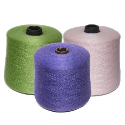 China Anti-pilling New Wholesale Cheap Popular Rabbit 28s/2 Wool Core Thread Knitting Yarn for sale