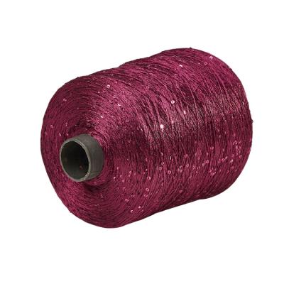 China Wholesale Cheap Wholesale Metal Sequin Thread Metal Knitted Reflective Beads Anti-Pilling 3MM 2MM for sale