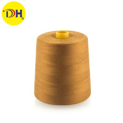 China Chemical Spun 100% Polyester Sewing Thread 20/3 Chemical Spun 5000y High Tenacity For Garment Accessory for sale