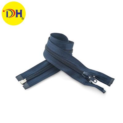 China Automatic Lock No. 5 Open Automatic Lock Nylon Zippers For Garment Accessory for sale