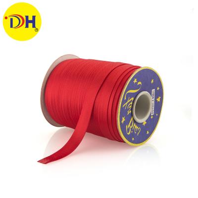 China 100% Sustainable Polyester Bias Tape For Garment Accessories for sale