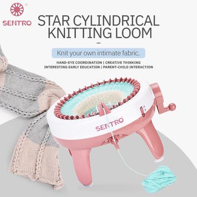 China Kids Educational Toys Knitting Machine Kids Weaving Loom Plastic Knitting Loom Great For Scarf Hat Diy Hand Sewing Machine Needle Arts Craft for sale